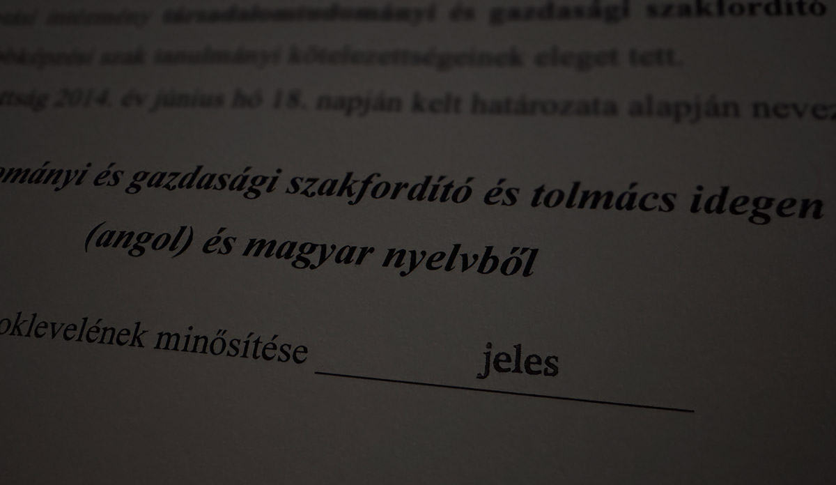 Szakfordítás és lektorálás